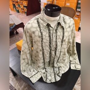 Max Leather Western Shirt